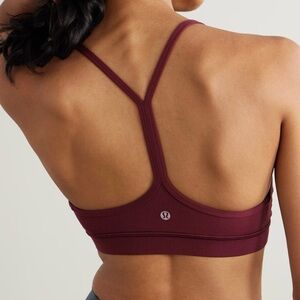 Lululemon Athletica Red Sports Bra with Y-Back Design
